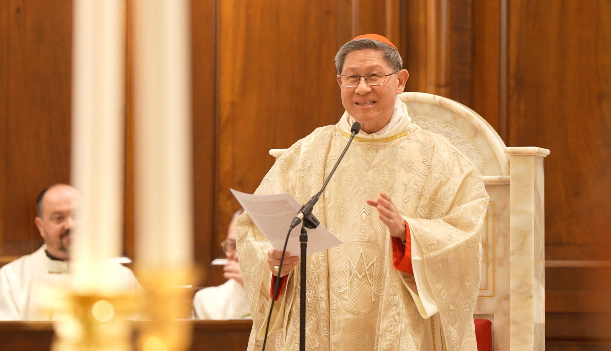 Luis Antonio Tagle (類思·安多尼·塔格萊) 樞機蒞臨澳門｜樞機團新任團長將在澳門主禮大禮彌撒